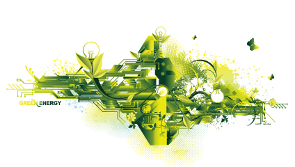 free vector 2 the trend of environmental protection theme vector