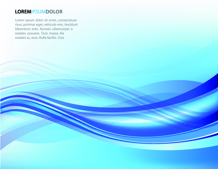 free vector 3 dynamic lines of the blue background vector