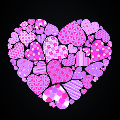 free vector 4 lovely valentine day vector elements