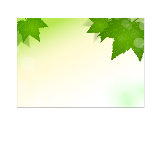 free vector 4 vibrant leaves vector