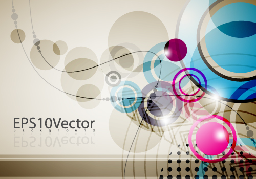 free vector 4glare background vector