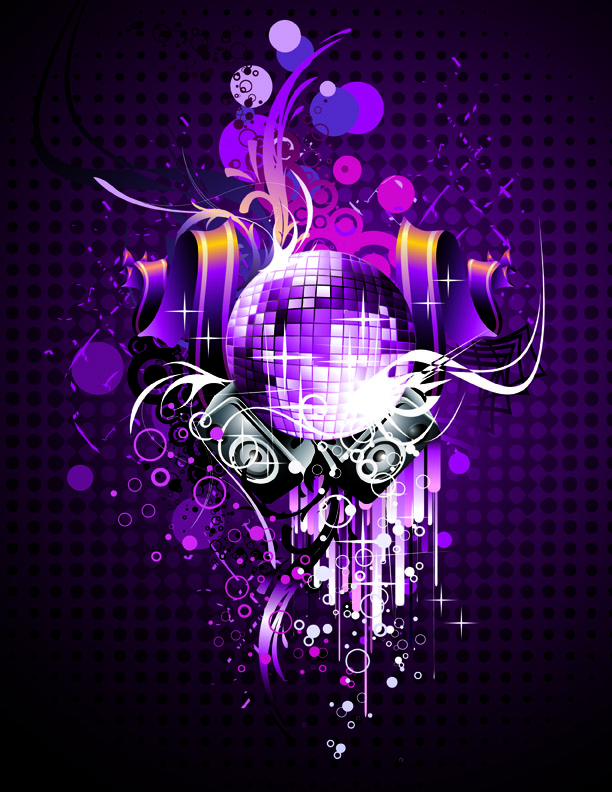 free vector 5 current music vector