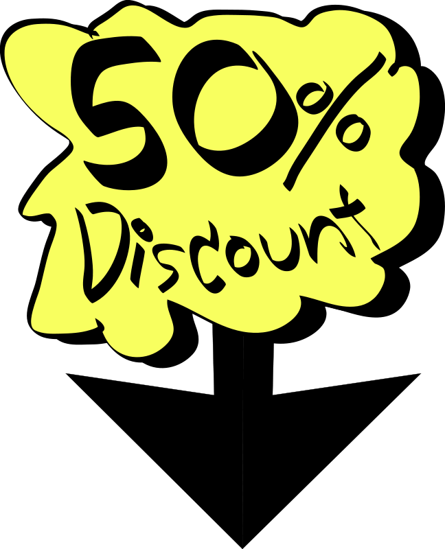 free vector 50% Discount