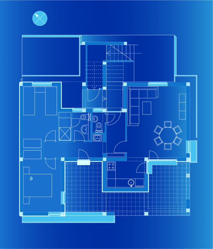 interior floor plan drawing theme (4980) Free EPS Download / 4 Vector