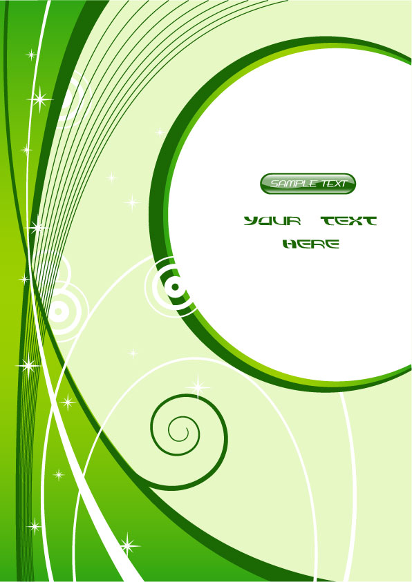 free vector 7 green background vector