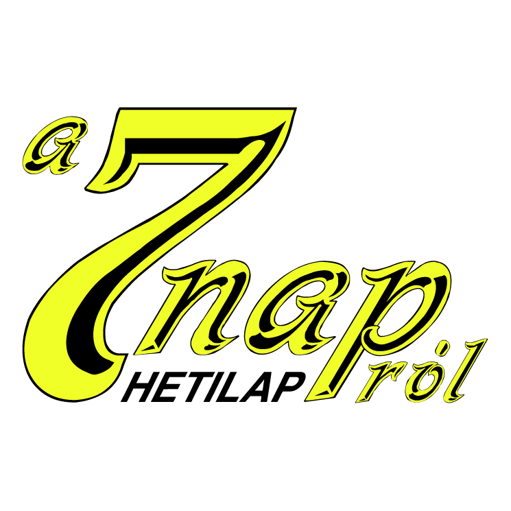 free vector 7 nap hetilap