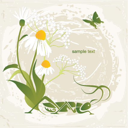 free vector 7, various flowers vector material