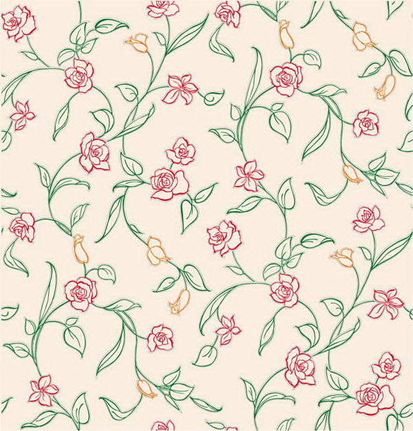 free vector 8 cute little pattern background vector
