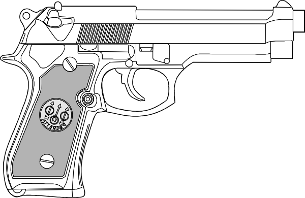 free vector 9 Mm Gun clip art