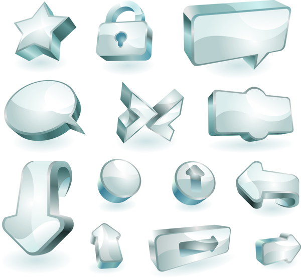 free vector A clean glass icon vector texture