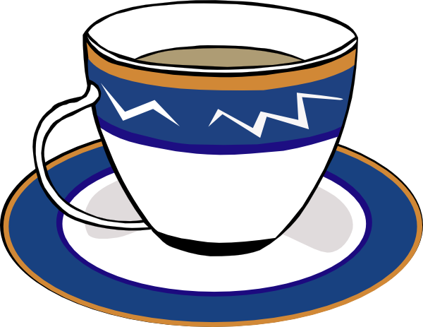 Download A Cup And A Dish clip art (106684) Free SVG Download / 4 ...