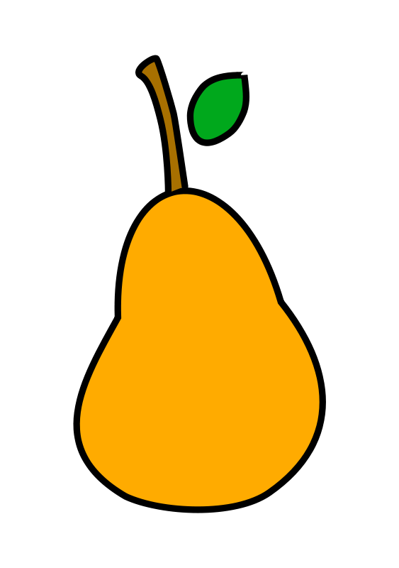 free vector A less simple pear