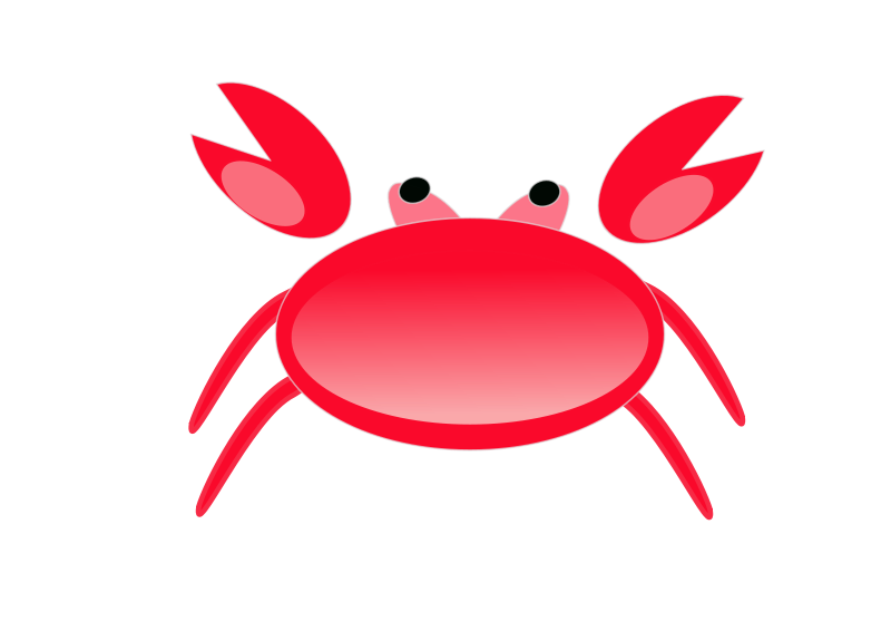 free vector A red crab2