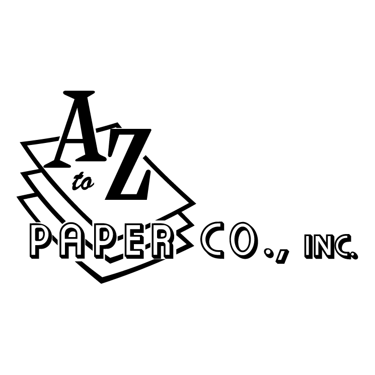 free vector A to z paper