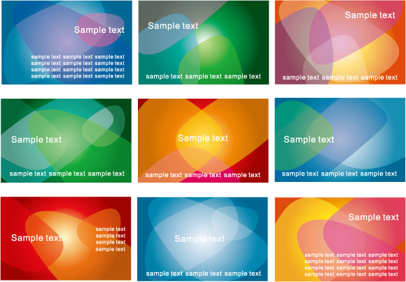 free vector A variety of beautiful vector background nonoriginal works
