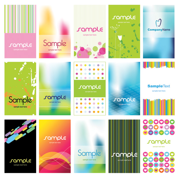 free vector A variety of beautiful vector background nonoriginal works