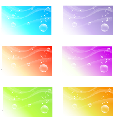 free vector A variety of fantasystyle vector background