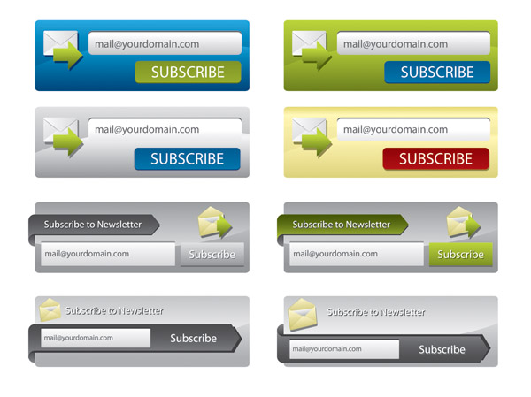 A variety of web design elements (119643) Free EPS Download / 4 Vector