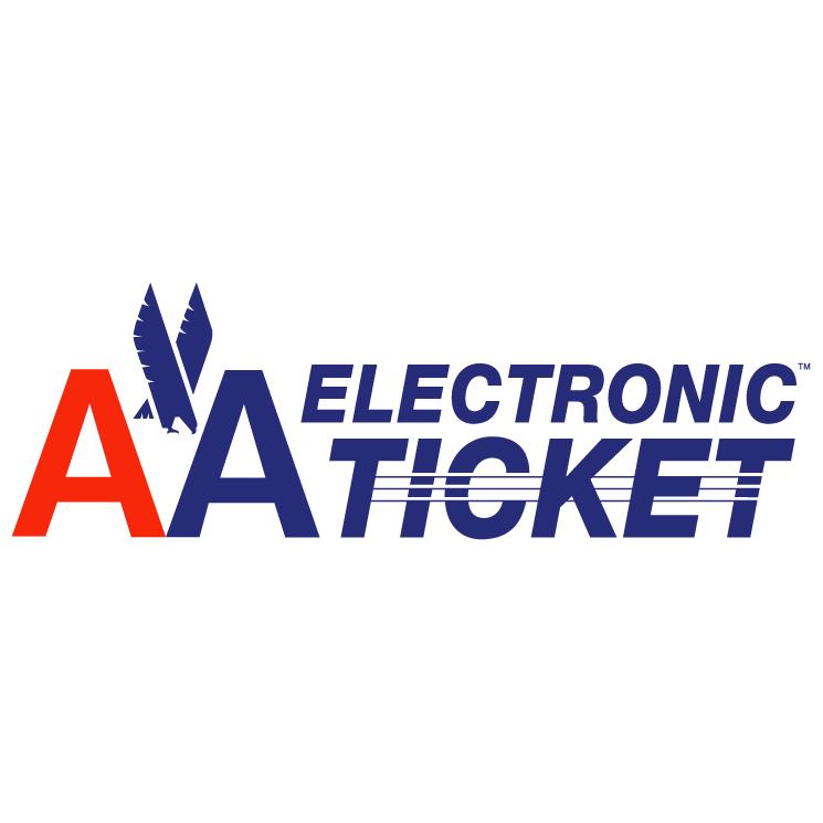 free vector Aa electronic ticket