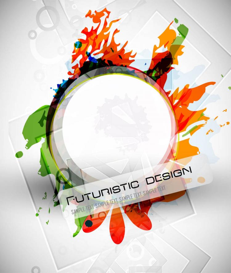 free vector Abstract design elements 02 vector