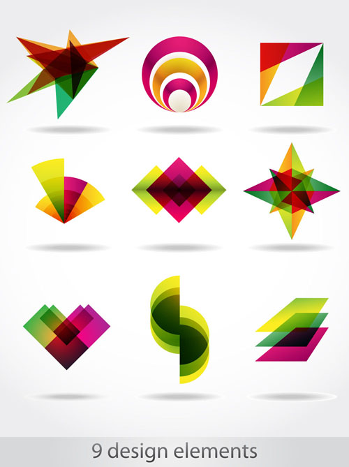 free vector Abstract symbol graphics 04 vector