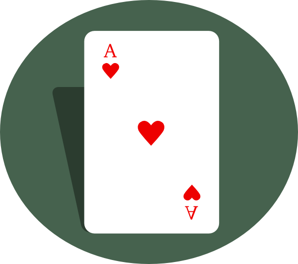 free vector Ace Of Hearts clip art