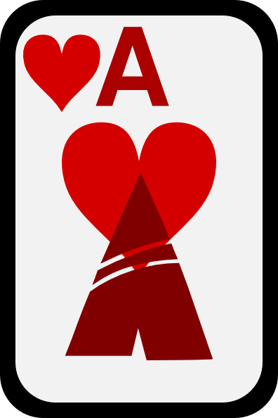 ace of hearts clip art free - photo #3