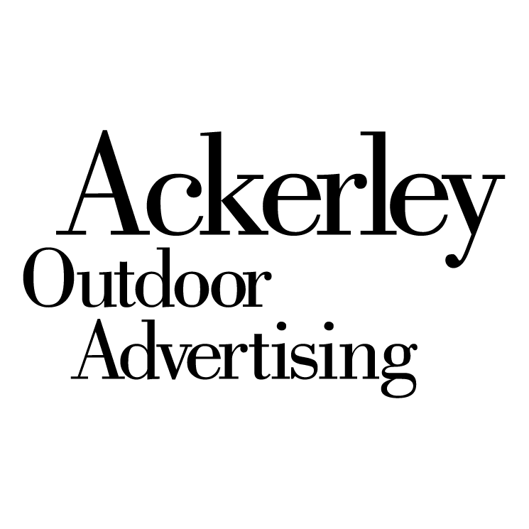 free vector Ackerley outdoor advertising