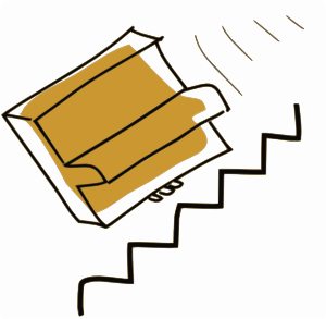 free vector Addon Piano Falls Down Stairs clip art