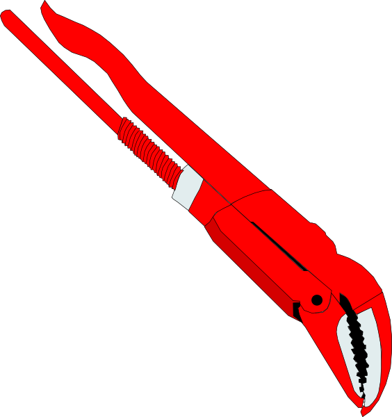 free vector Adjustable Wrench clip art