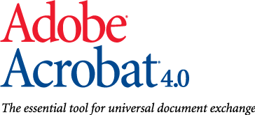 free vector Adobe Acrobat 4 logo