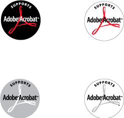 free vector Adobe Acrobat Support logos