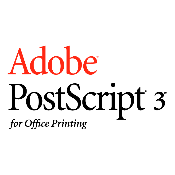 free vector Adobe postscript 3 1