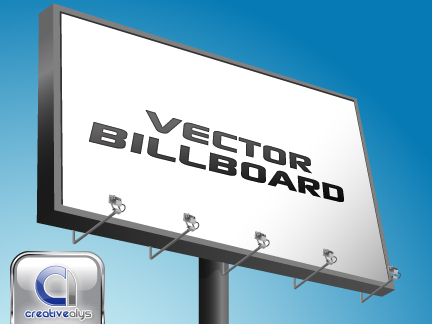 free vector Advertising Billboard