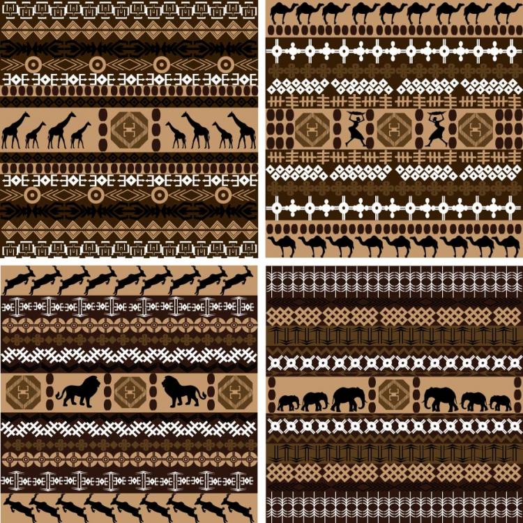 free vector African graphic design background 01 vector