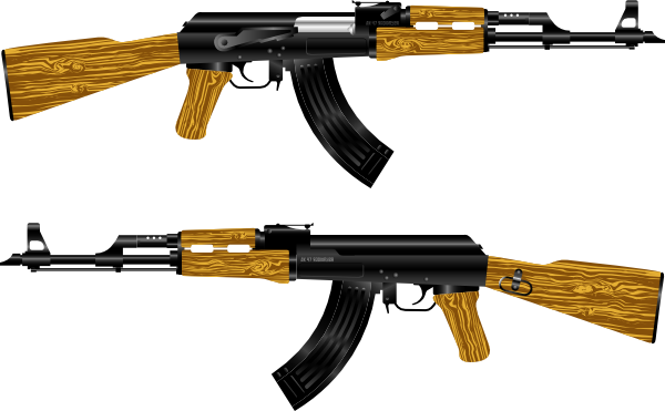 free vector Ak Rifle clip art