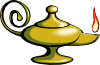 free vector Aladin Lamp clip art