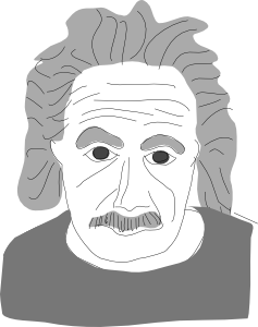 free vector Albert Einstein Cartoon clip art