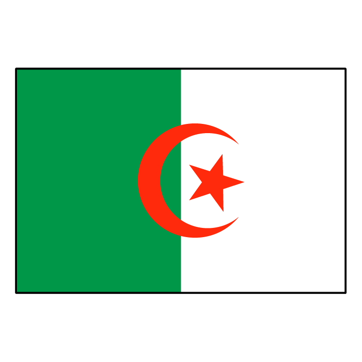 free vector Algerie drapeau