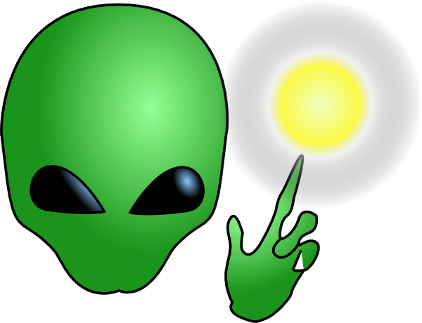 free vector Alien Wizard clip art