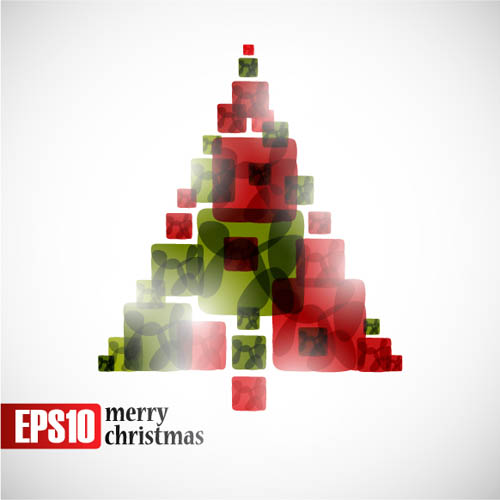 free vector All kinds of christmas tree vector