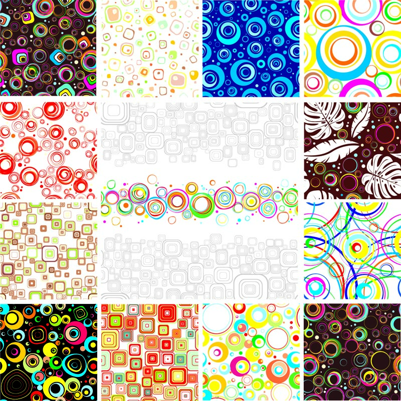 free vector All kinds of colorful graphic design vector