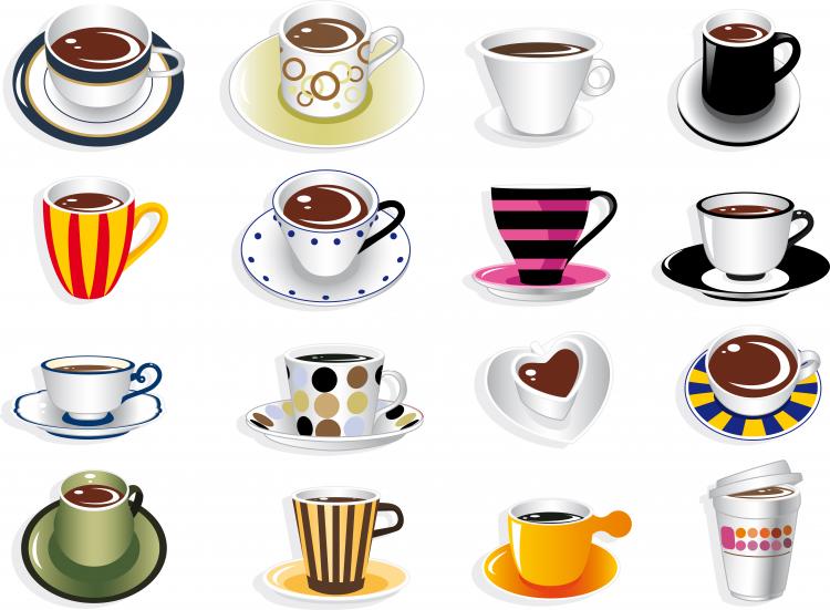 free vector All kinds of fine coffee vector