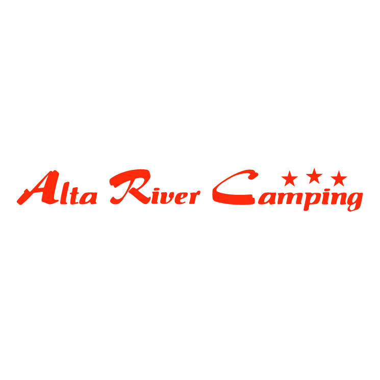 free vector Alta river camping