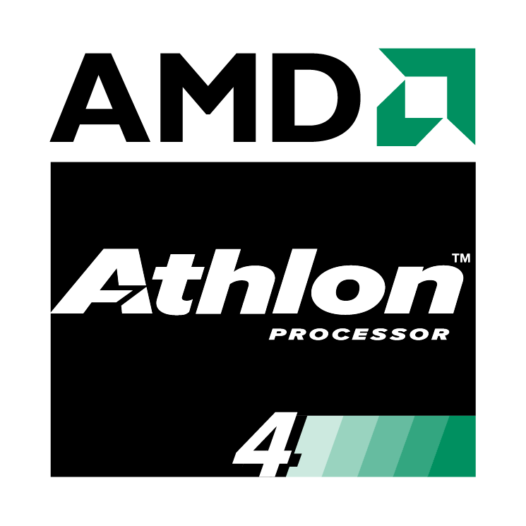 free vector Amd athlon 4 processor