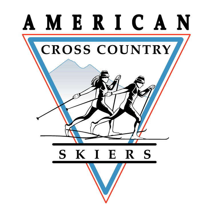 free vector American cross country skiers