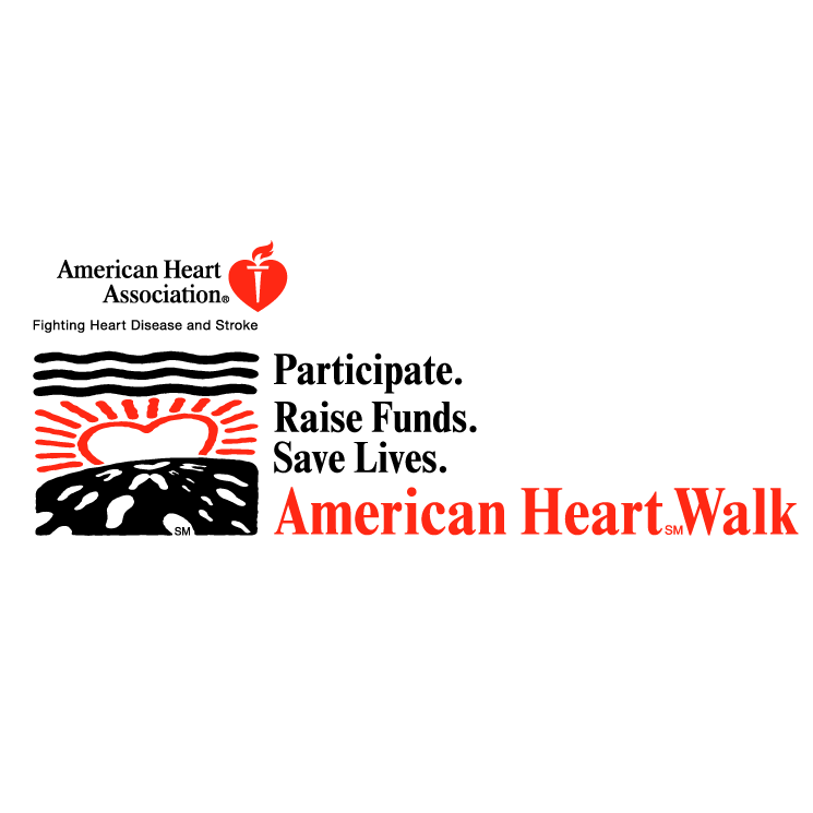 free vector American heart walk 0