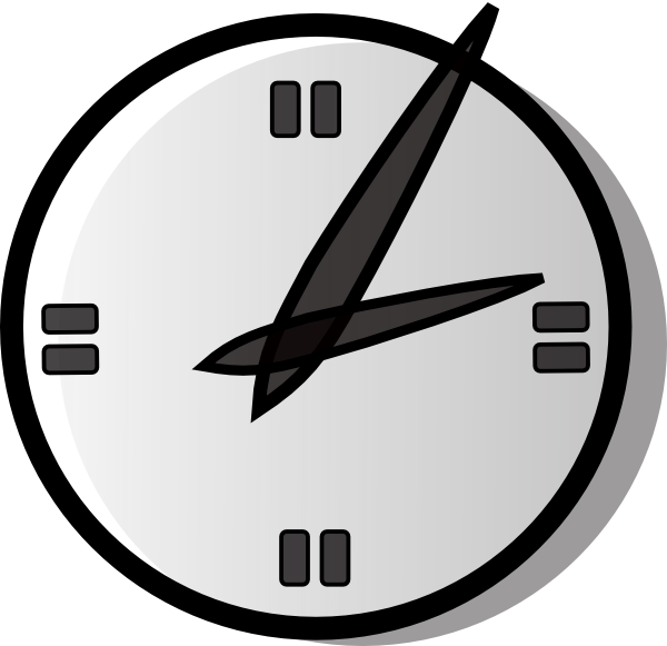 free vector Analogue Clock clip art