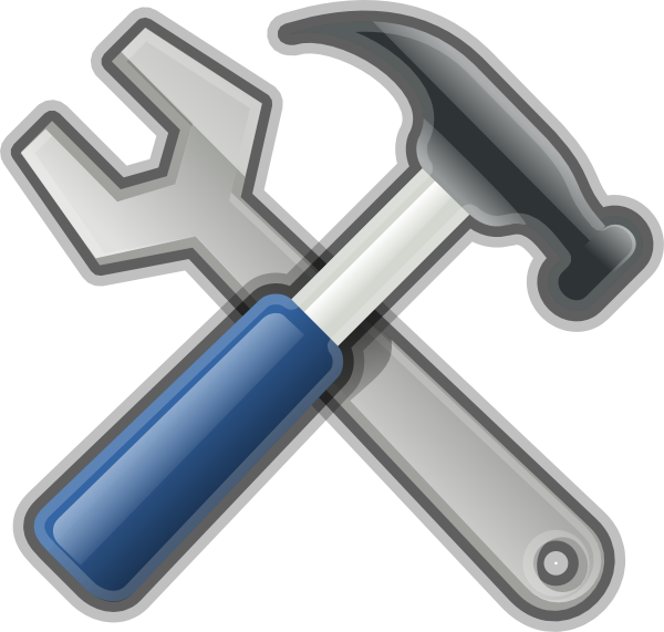 free vector Andy Tools Hammer Spanner clip art