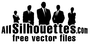 free vector Angel Silhouettes